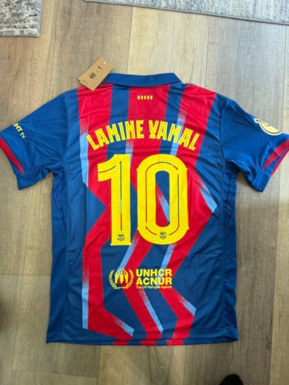 NEW Lamine Yamal #10 Jersey Supercopa Sz. L